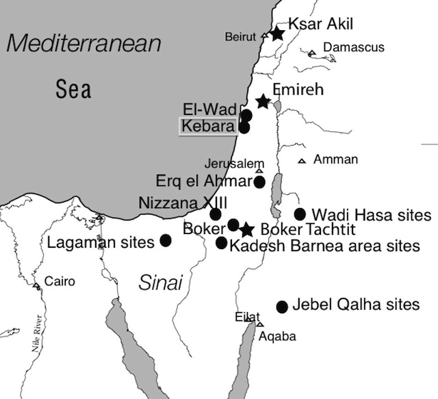 MP-UP Transition in Kebara Cave (Israel): Chronology and Chemistry from ...